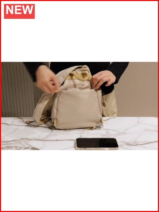 Oxford Anti Theft 3-in-1 Convertible Backpack Crossbody Tote for Women main image 6